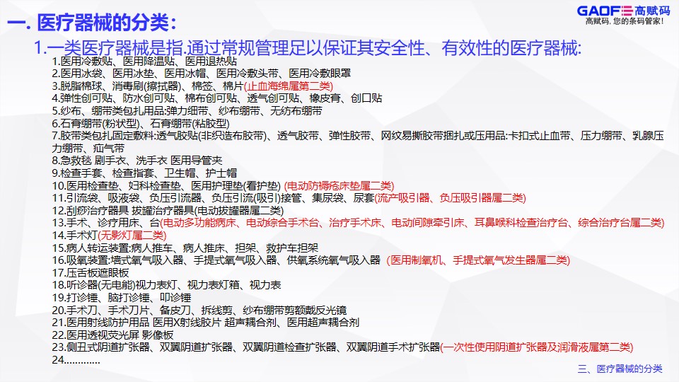 UDI醫(yī)療器械唯一標(biāo)識(shí)分類！